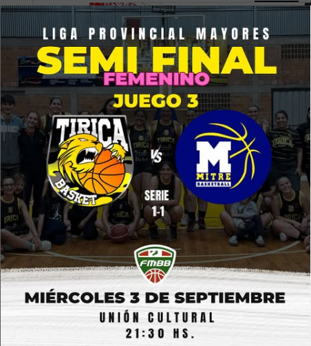 Tirica vs Mitre - Semifinal Femenino Liga Provincial Mayores